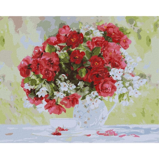 Blooming Pleasure Painting by Numbers Kit